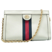 Load image into Gallery viewer, GUCCI Ophidia Chain Leather Shoulder Bag White
