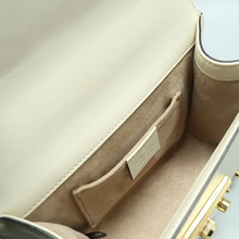 Load image into Gallery viewer, Gucci Padlock Leather Shoulder Bag White

