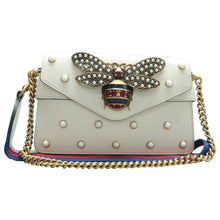 Load image into Gallery viewer, Gucci Queen Margaret Leather Croosbody Bag White
