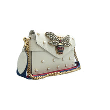 Load image into Gallery viewer, Gucci Queen Margaret Leather Croosbody Bag White
