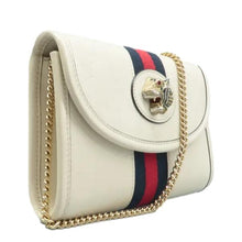 Load image into Gallery viewer, Gucci Rajah Leather Shoulder Bag White
