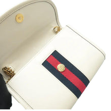 Load image into Gallery viewer, Gucci Rajah Leather Shoulder Bag White
