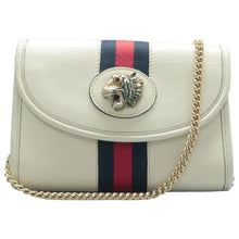 Load image into Gallery viewer, Gucci Rajah Leather Shoulder Bag White
