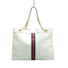 Load image into Gallery viewer, Gucci Rajah Leather Shoulder Bag White
