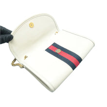 Load image into Gallery viewer, Gucci Rajah Leather Shoulder Bag White
