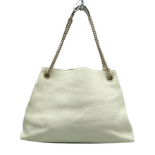 Load image into Gallery viewer, Gucci Soho Chain Leather Shoulder Bag White
