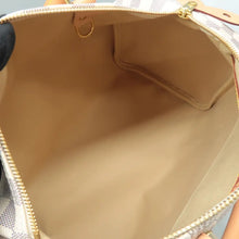 Load image into Gallery viewer, LOUIS VUITTON Speedy 30 Damier Azur Canvas Tote Bag White
