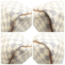 Load image into Gallery viewer, LOUIS VUITTON Speedy 30 Damier Azur Canvas Tote Bag White
