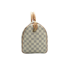 Load image into Gallery viewer, Louis Vuitton Speedy 30 Damier Azur Canvas Tote Bag White
