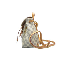 Load image into Gallery viewer, Louis Vuitton Sperone Damier Azur Canvas Backpack Bag White
