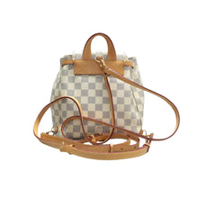 Load image into Gallery viewer, Louis Vuitton Sperone Damier Azur Canvas Backpack Bag White
