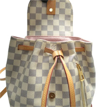 Load image into Gallery viewer, Louis Vuitton Sperone Damier Azur Canvas Backpack Bag White
