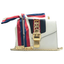 Load image into Gallery viewer, Gucci Sylvie Mini Leather Shoulder Bag White
