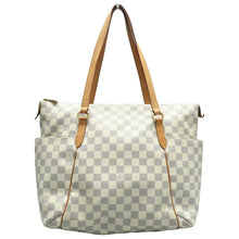 Load image into Gallery viewer, Louis Vuitton Totally Damier Azur Canvas Shoulder Bag White
