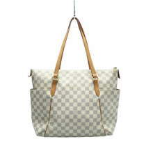 Load image into Gallery viewer, Louis Vuitton Totally Damier Azur Canvas Shoulder Bag White
