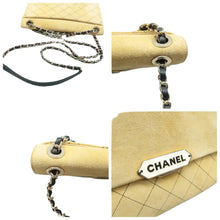 Load image into Gallery viewer, CHANEL Single Flap Suede Leather Crossbody Bag Yellow
