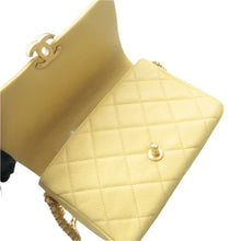 Load image into Gallery viewer, CHANEL Melody Quilted  Leather Crossbody Bag Yellow
