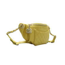 Load image into Gallery viewer, CHANEL Leather Belt Bag Yellow
