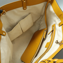 Load image into Gallery viewer, GUCCI W/P GG Leather Shoulder Bag Yellow
