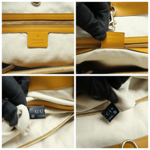 Load image into Gallery viewer, Gucci W/P GG Leather Shoulder Bag Yellow
