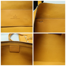 Load image into Gallery viewer, GUCCI W/P Leather Tote Bag Yellow
