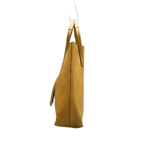 Load image into Gallery viewer, GUCCI W/P Leather Tote Bag Yellow
