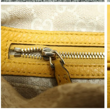 Load image into Gallery viewer, GUCCI Leather Satchel Bag Yellow
