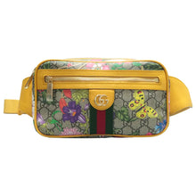 Load image into Gallery viewer, Gucci Ophidia Canvas Crossbody Bag Yellow
